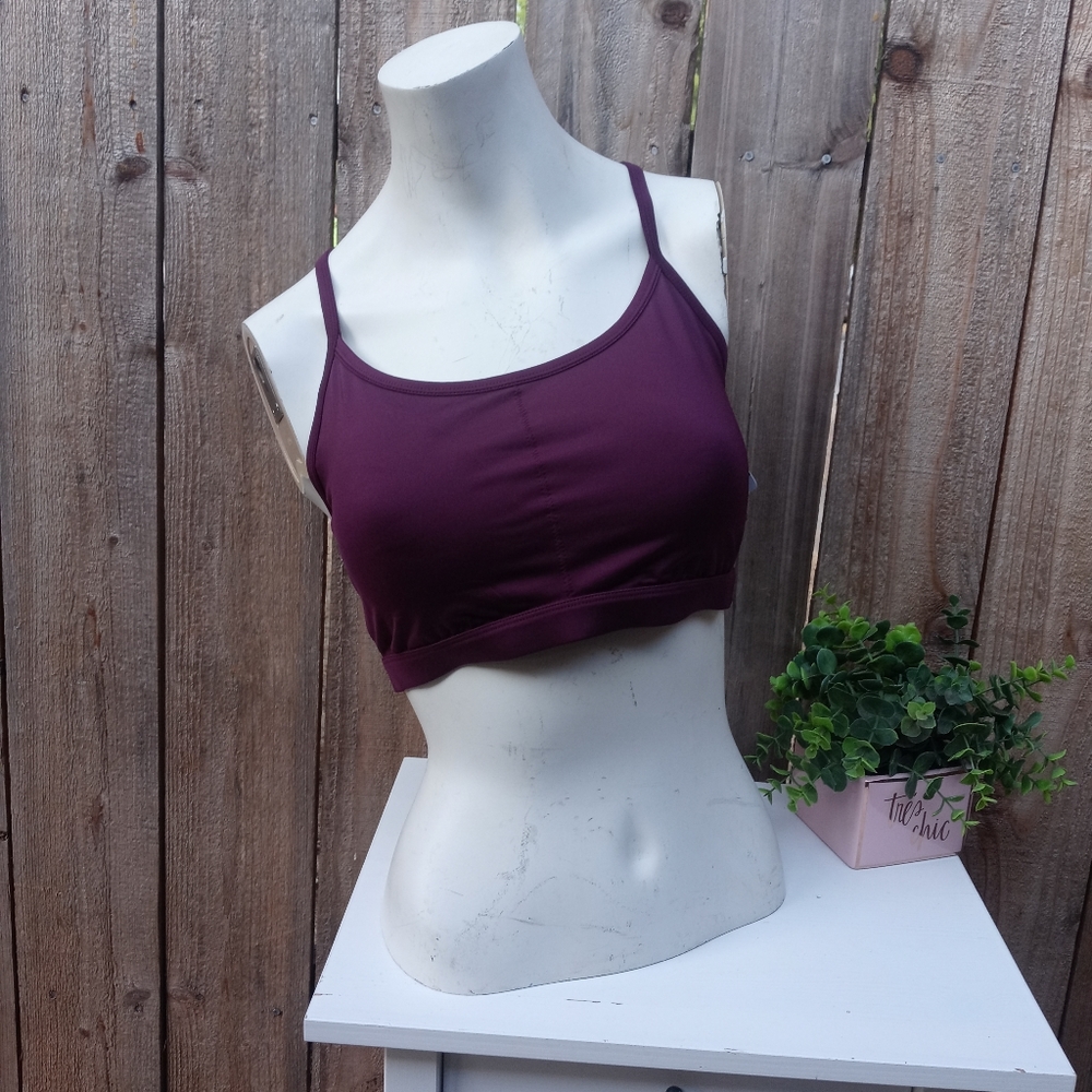 NWT Reebok Side Strappy Performance Bra Large - Picture 2 of 7